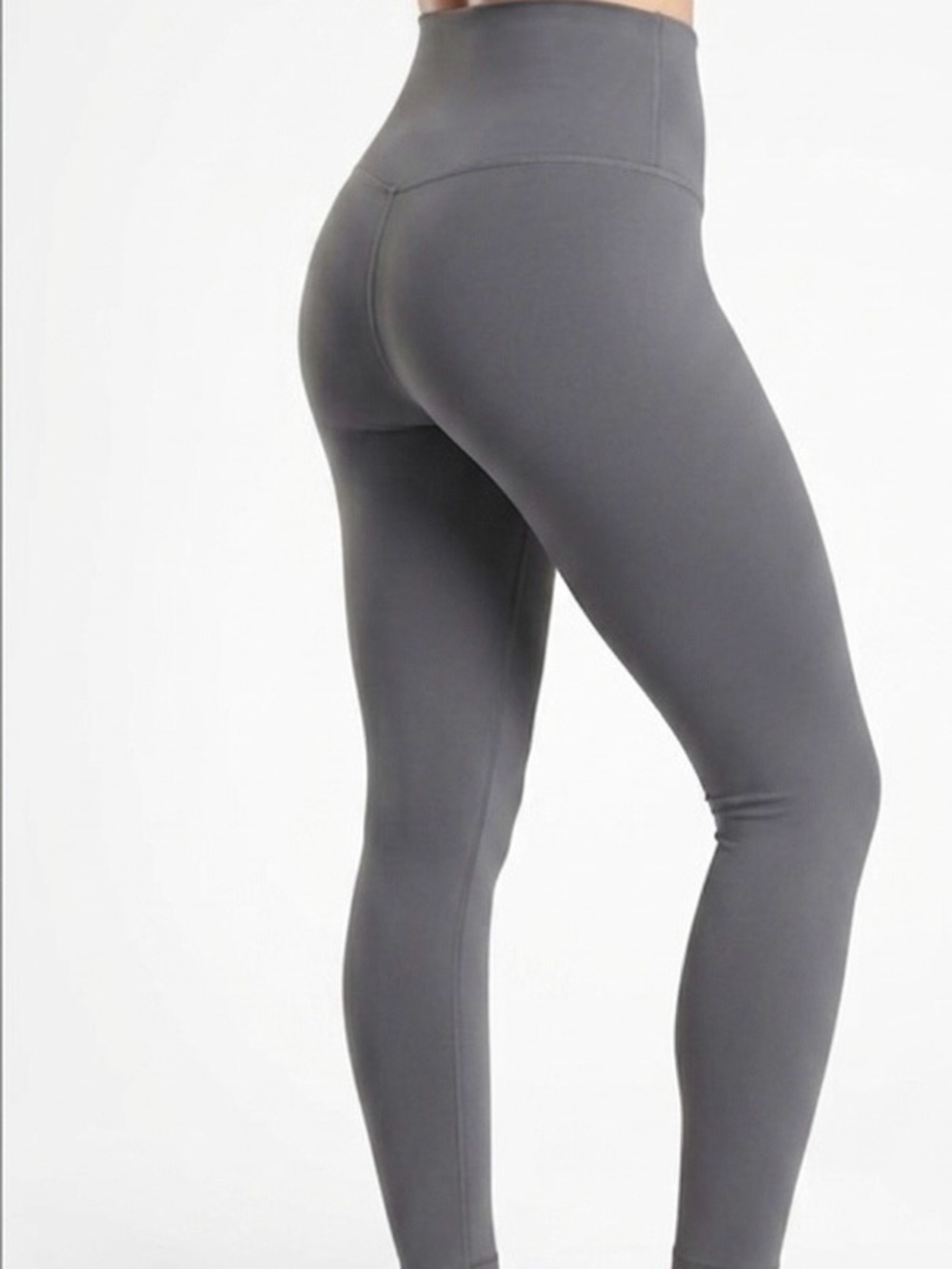 Athleta Ultra High-Rise Elation Tight in Charcoal Gray- Size Large
